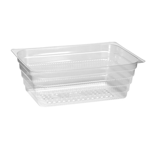 Polar Pak Grab  Go Containers 10 oz Clear Portion Tray Lid 21879 21741