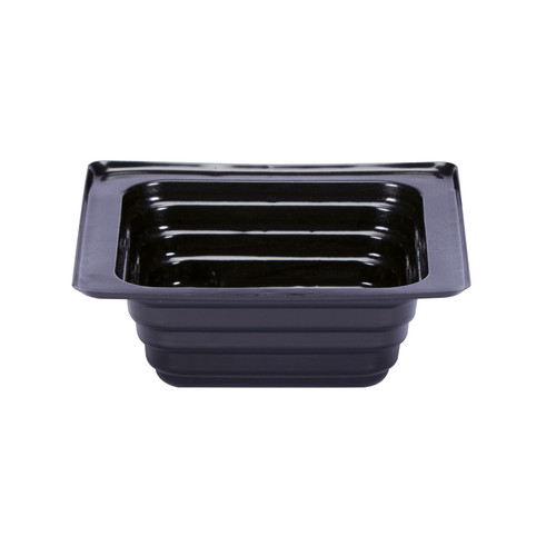 Polar Pak Grab  Go Containers 4 oz Black Tray 29427