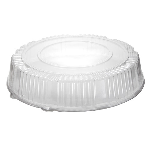 Casuals Round Tray 16 Clear Round Dome Lid Std  275 high A16PETDM