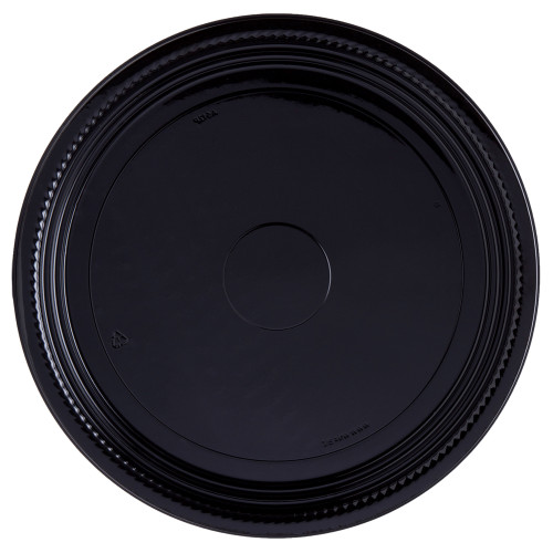 Casuals Round Tray 18 Black Thermoformed Tray A518PBL
