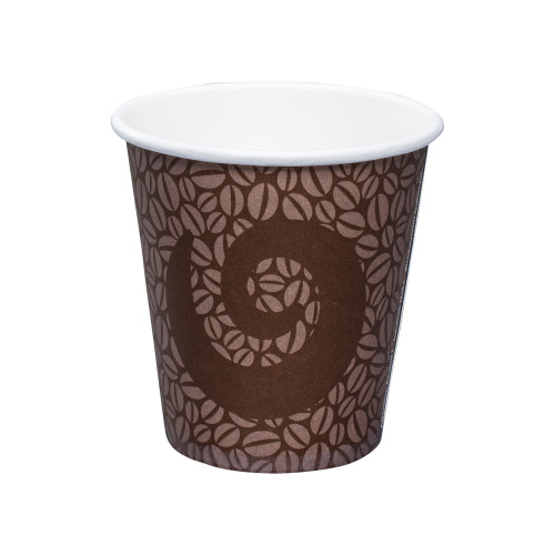 Touch Paper Hot Cups 10 fl oz 296ml Brown Design Single Wall Hot Cup TI20036