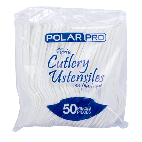 Polarpro Cutlery White Fork Bagged 73343