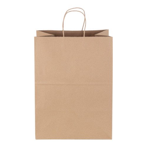 Regal Dubl Life® shopping bag 65# recycled kraft FSC BPI - 200 PK (87415)