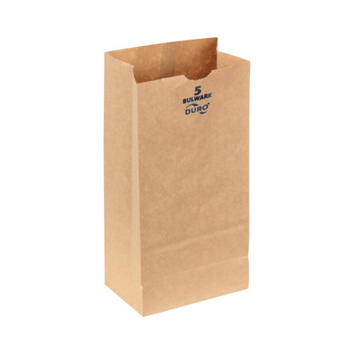 5# Bulwark SOS bag 52# virgin kraft SFI BPI - 400 PK (71005)