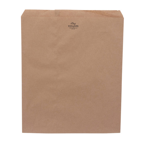 13.00 x 15.00 Dubl Life® Merchandise bag 30# recycled kraft FSC BPI - 1000 PK (14913)