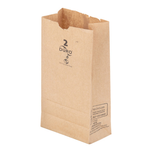 2# Dubl Life® SOS bag 30# recycled kraft FSC BPI - 500 PK (18402)