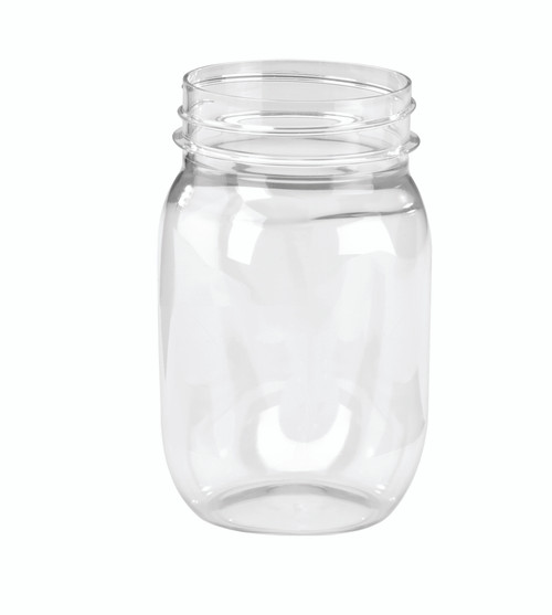 Reserv™ Drinkware 16 fl oz (473ml) Clear Mason-Like Jar (RESMSJAR16)