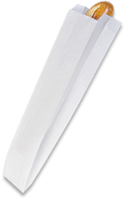 Bread bags - Color White - Dimensions 4.00 x 2.50 x 16.00 (300153)