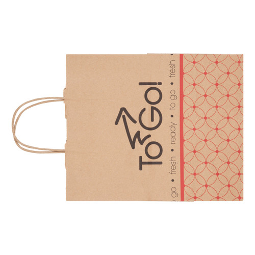 Dubl Life® ToGo! Bistro  shopping bags  - natural - 10.00 x 6.75 x 12.00 (29732)