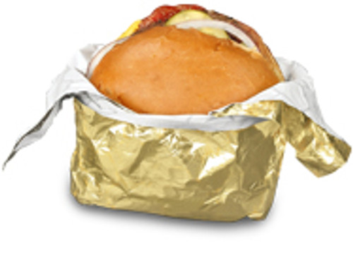 Honeycomb foil/paper insulated wrap - Color Gold - Dimensions 10.50 x 14.00 (300816)
