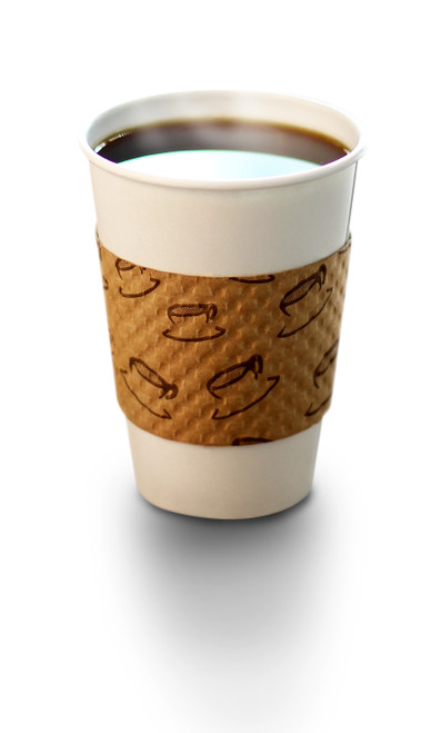 EcoCraft Java Jacket printed sleeve fits 12-24oz - Color Artisan - Dimensions 4.75 x 2.50 (300905)
