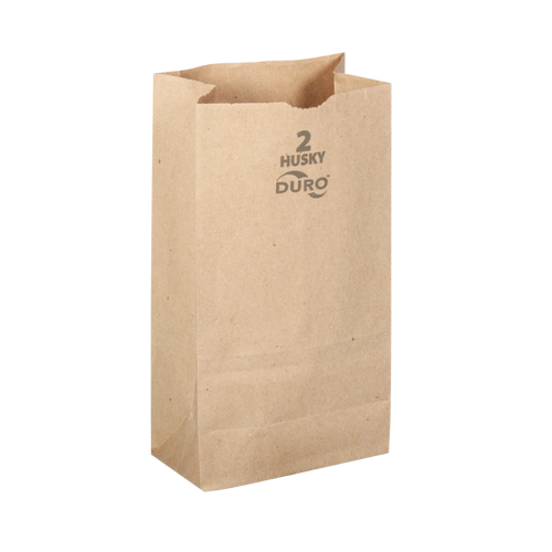2# Dubl Life® Husky SOS bag 50# recycled kraft FSC BPI - 400 PK (70202)