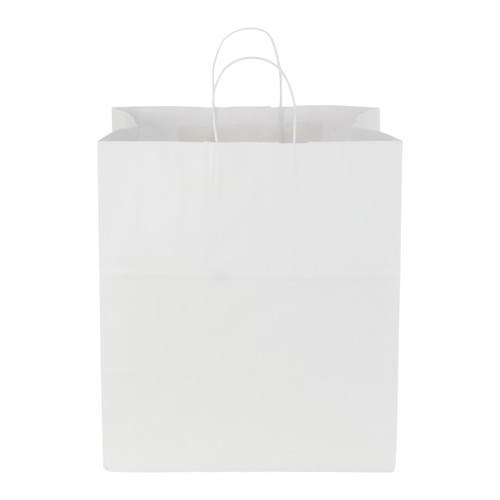 Super Royal shopping bag 70# virgin white SFI BPI - 200 PK (85934)