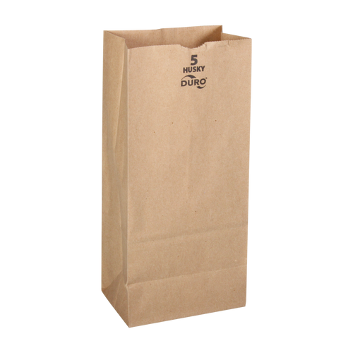 5# Dubl Life® Husky SOS bag 50# recycled kraft FSC BPI - 400 PK (70205)