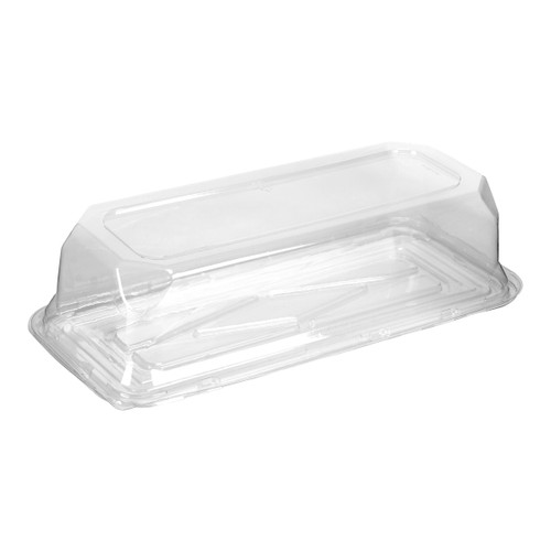 Bar cake deep clear dome, clear base (5RJ037PL3C) 