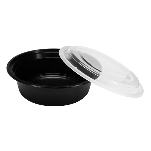 Blaze Hot Food Packaging 32 oz Microwave Safe Container & Lid Combo Pack (IMRD32CMB150)