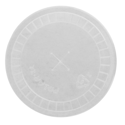 Cold Cup Lids 73mm Straw Slotted Translucent Lid (55947)