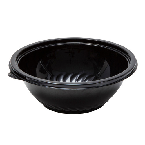 Pack n’ Serve™ Round Bowl 9” 48 oz Black Standard Bowl (APB48BL)