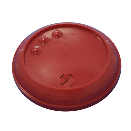 Memorables™ Reusable Souvenir Cup Lids Reusable Flat Lid w/ Straw Slot (LD32186R)