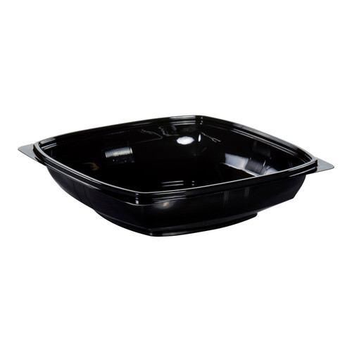 POLAR PAK® Square Bowl 9” 48 oz Black Bowl (5FF048BK)