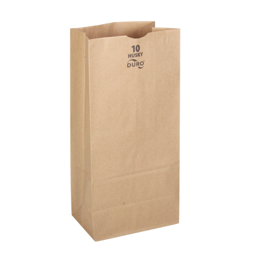 10# Dubl Life® Husky SOS bag 50# recycled kraft FSC BPI - 400 PK (70210)