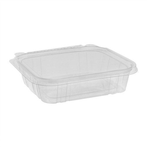 EarthChoice 20 oz. RPET Tamper-Evident Hinged Lid Deli Container, Clear, 234 ct.