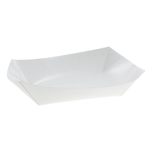 Pactiv Evergreen 48 oz. Paperboard Food Tray, White, 1,000 ct.
