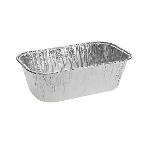 Pactiv Evergreen 1 Lb. Aluminum Loaf Pan, Silver, 1,000 ct.