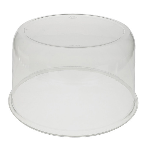 Pactiv Evergreen 5" Tall Smooth Wall PET Dome Lid for 7" Cake