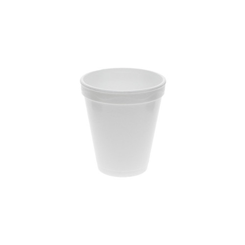 Sysco Classic 8 oz. PS Foam Hot Cups, White, 1,000 ct.