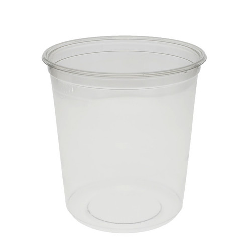 Pactiv Evergreen 28 oz. PET Round Deli Container, Clear, 500 ct.