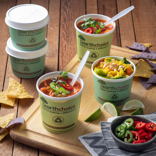 EarthChoice Paperboard PLA Soup Cups Kit