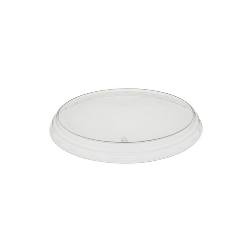 Pactiv Evergreen Raised Lid for 9" PET Round Deli Tub, Clear, 200 ct.
