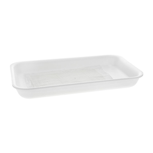 9X14 White Processor Tray with SAP Pad