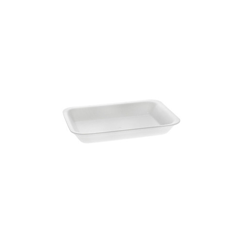 2PZ White Supermarket Tray