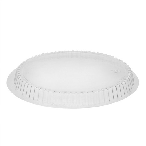 Pactiv Evergreen Dome Lid For 8" Aluminum Round Containers, Clear, 500 Ct.
