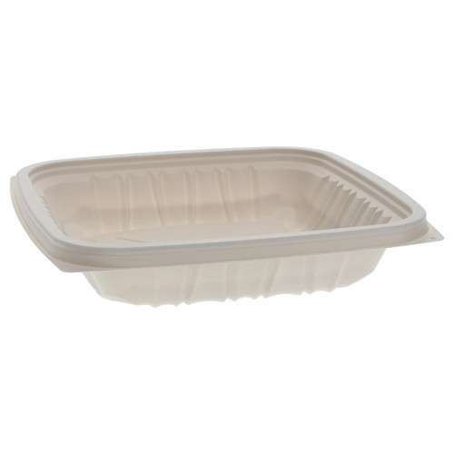 EarthChoice 35 oz., 8.5 x 8.5" Entrée2Go Container, White, 154 ct.