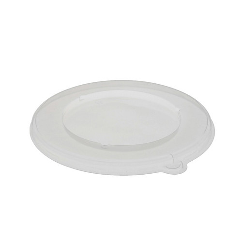 EarthChoice 8"  Flat PP Lid for Fiber Blend Bowls, Clear, 200 ct.