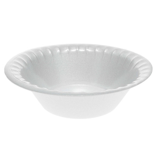 Pactiv Evergreen 12 oz. Placesetter Deluxe Laminated PS Foam Bowl, White, 1,000 ct.