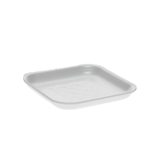 #1S White Supermarket Tray