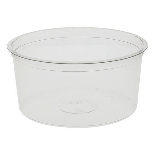 Pactiv Evergreen 56 oz. 7" PET Round Deli Tub, Clear, 300 ct.