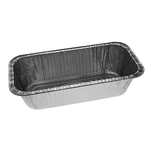Pactiv Evergreen Third-Size Deep Foil Loaf Pan, Silver, 200 ct.