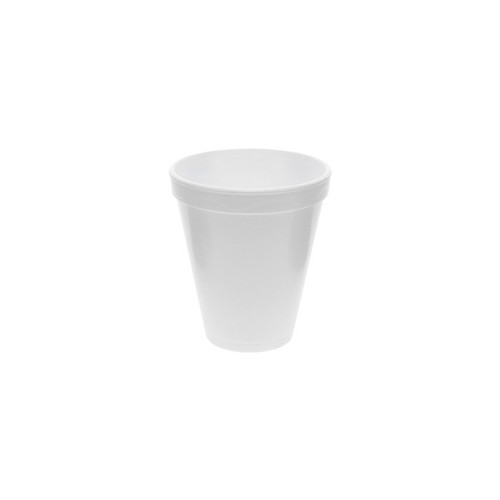 Sysco Classic 12 oz. Squat PS Foam Hot Cups, White, 1,000 ct.