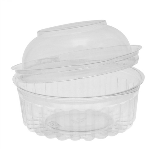 8 oz. Sho-Bowl Hinged Lid Dome Clear