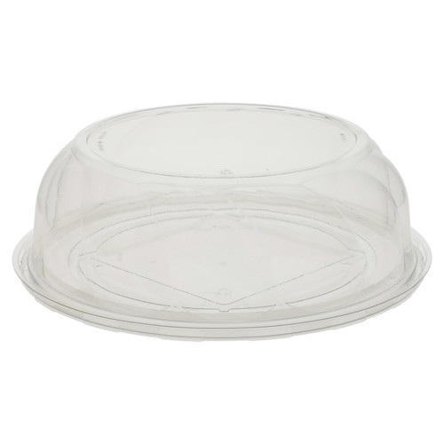 Pactiv Evergreen 3.5" Swirl Dome Lid and 9" Ring Cake Base, Clear, 50 ct.