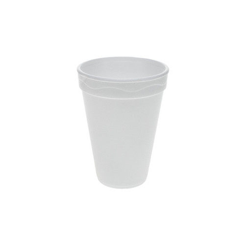 Sysco Classic 10 oz. PS Foam Hot Cups, White, 1,000 ct.