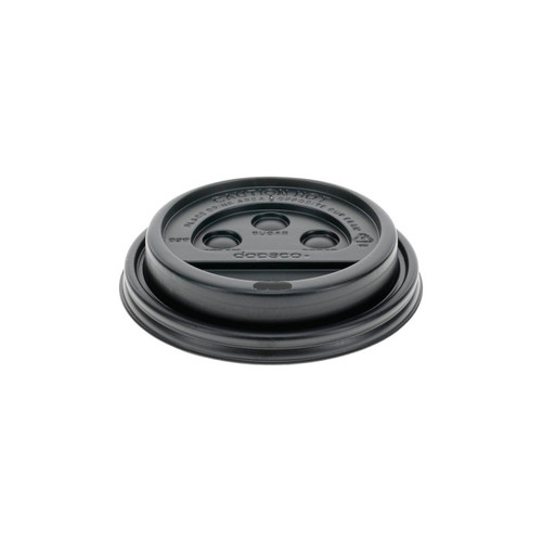 Sysco Classic Dome Lid for 10?24 oz. Paper Hot Cup, Black, 1,000 ct.