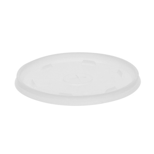 Pactiv Evergreen Flat Lid for "R" Size Cold Drink Cups, Clear, 1,050 ct.
