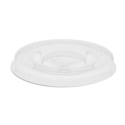 Pactiv Evergreen PET Flat Lid for 1 oz. Portion Cup, Clear, 2,500 ct.