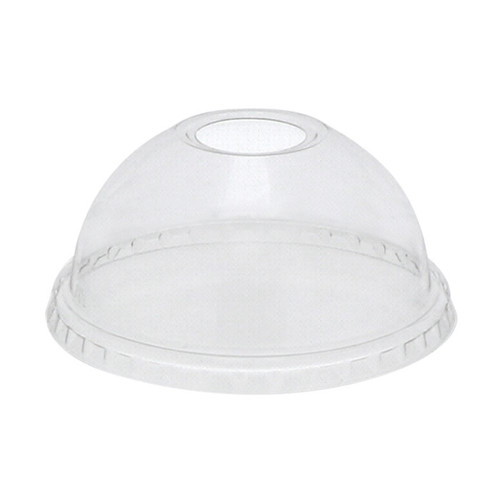 EarthChoice RPET Dome Lid with Hole for "A" Size Cold Drink Cups, Clear, 900 ct.